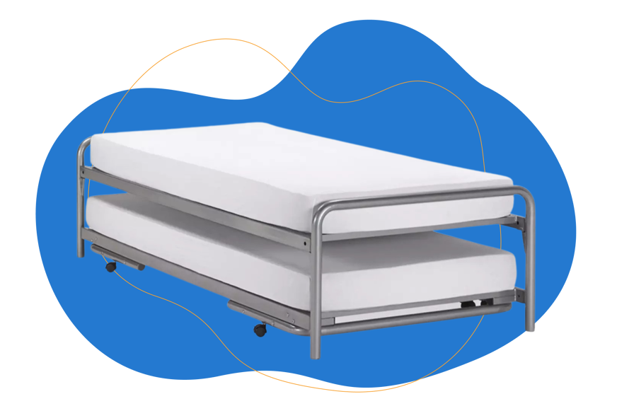 Bed & onderschuifbed Doppia Beter Bed